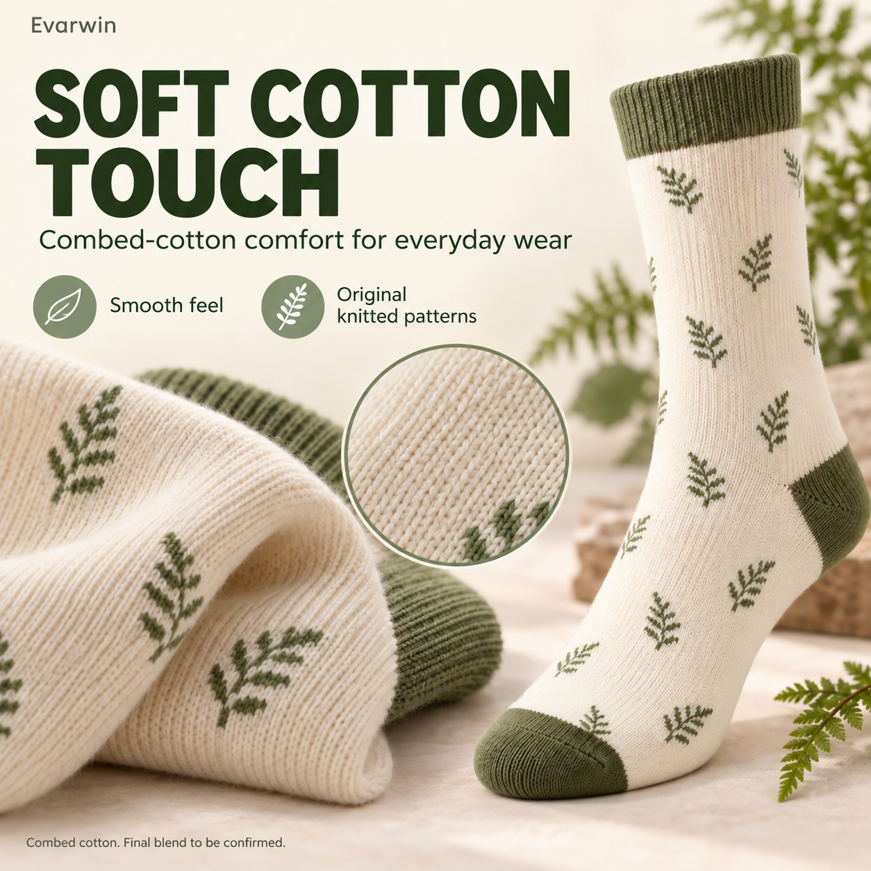 Soft cotton touch